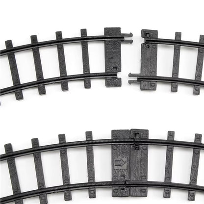 Christmas Tree Decor Train Track Frame Railway Car Sound Light Rail Car Festival Gifts Christmas Train Electric Toy Random Color