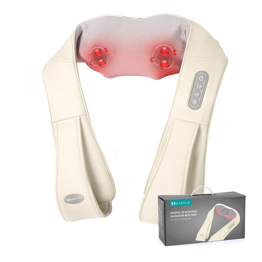 Deep Tissue Kneading Shiatsu Massager with Heat
