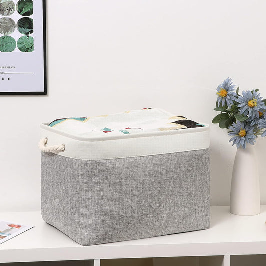 Large Storage Bins for Shelves 2 Pack 16X12  Organizer Bins 