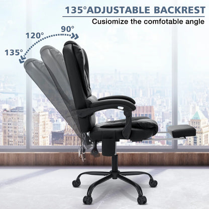 Massage Chair for Office and Home- Vibration and Lumbar Heat - SP!NECK™ 