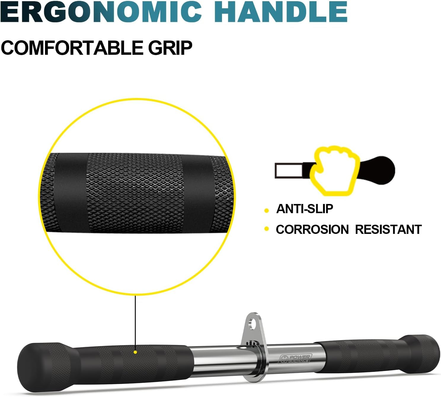 POWER GUIDANCE Cable Machine Attachment, LAT Pulldown Attachments, Cable Attachments for Gym, Home Gym Accessories