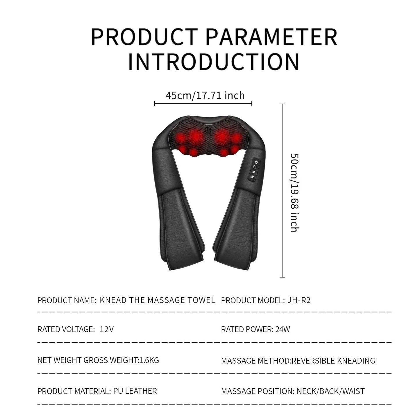 Shiatsu Massager for Neck & Back