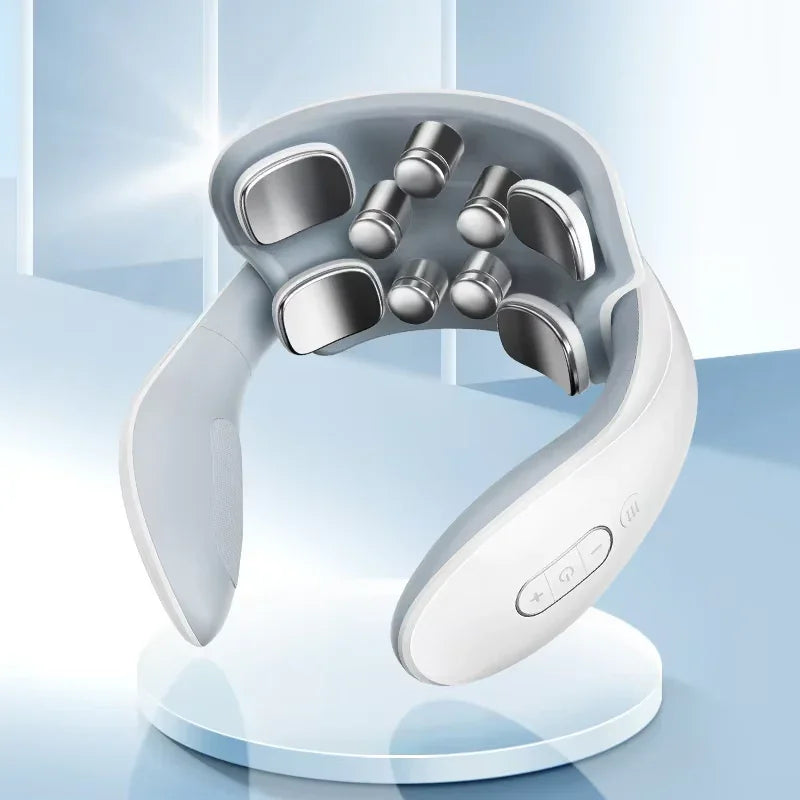 Smart Neck Massage Instrument Portable Shoulder Neck Massage Cervical Vertebra Health Care Vibrator Heating Compress Massage - SP!NECK™ 