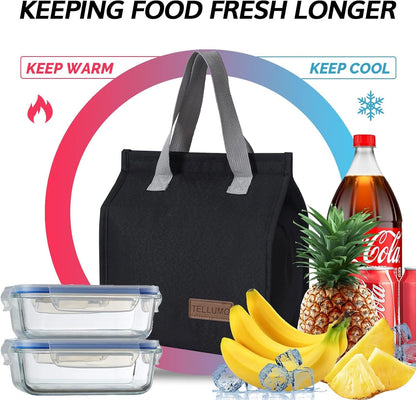 Lunch Box Container Reusable Leakproof Tote for Office, Work, School, Beach or Travel 