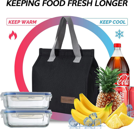 Lunch Box Container Reusable Leakproof Tote for Office, Work, School, Beach or Travel 
