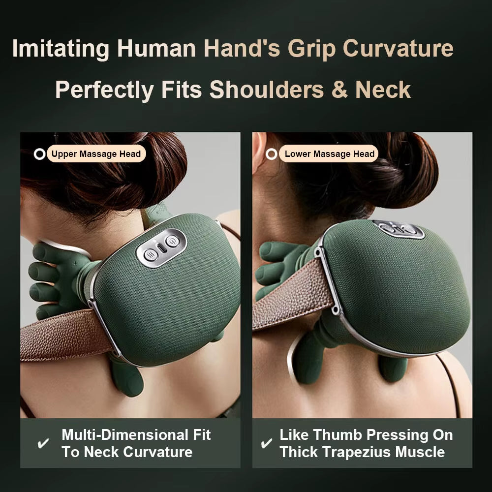 Heated Neck Back Shoulder Back Massagers 