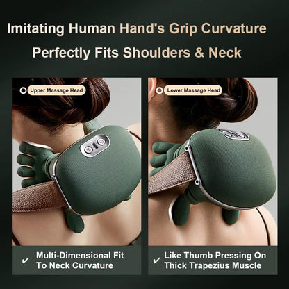 Heated Neck Back Shoulder Back Massagers 