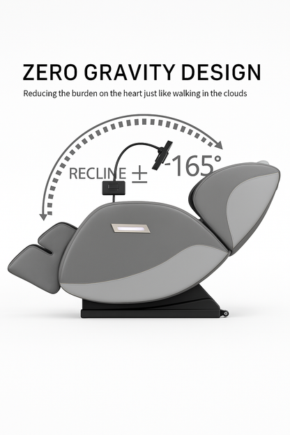 Zero Gravity Massage Chair – Full Body, Heat & Foot Rollers - SP!NECK™ 
