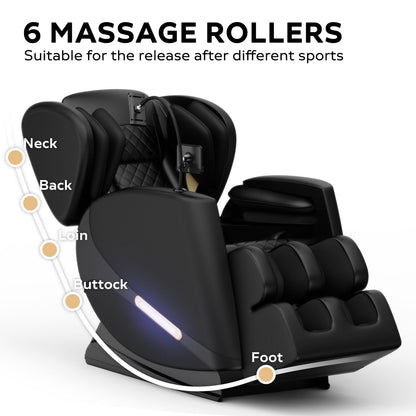 Modern Zero Gravity Massage Recliner with Air Pressure Therapy - SP!NECK™