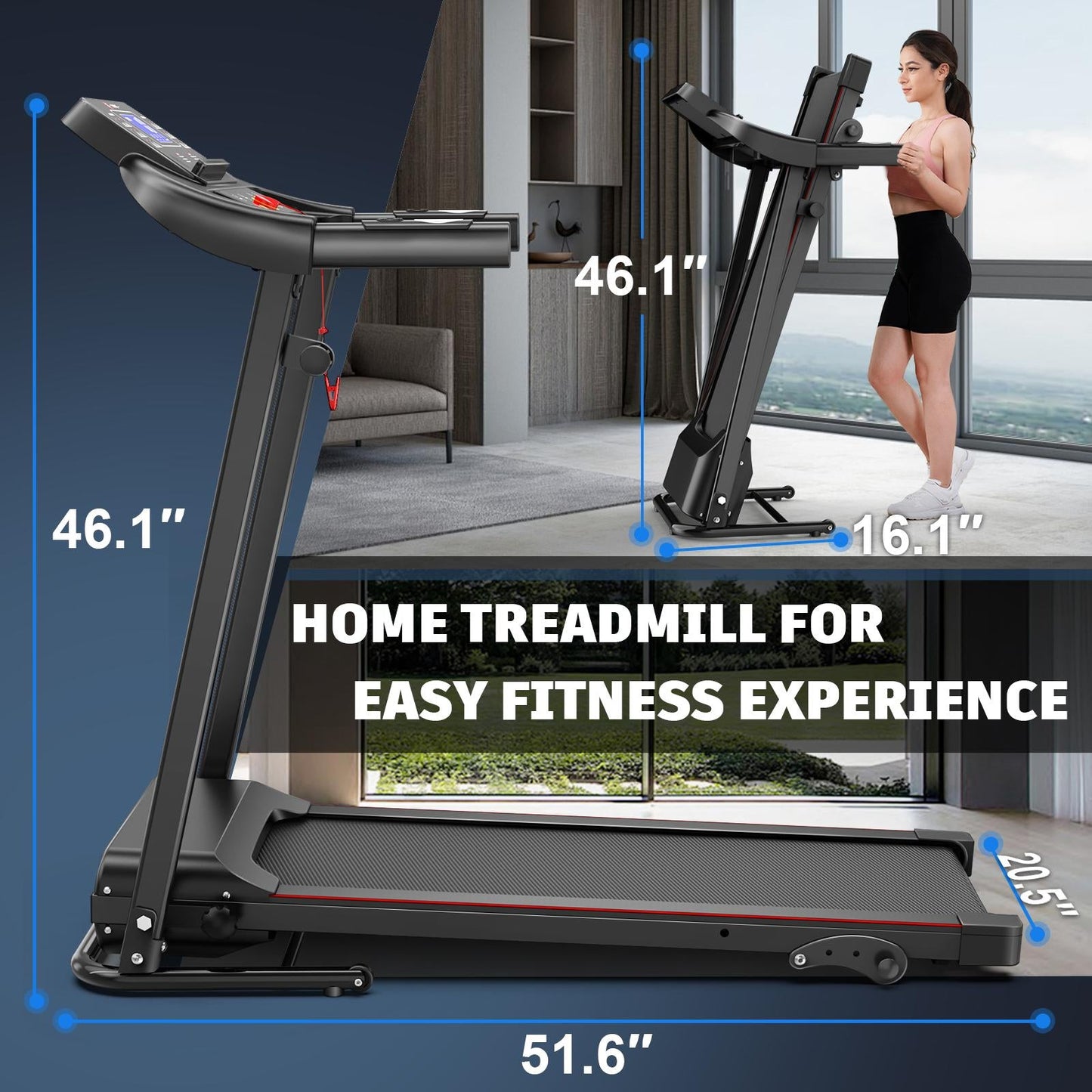 Indoor Aerobic Treadmill - 3 - Level Incline Adjustment - SP!NECK™