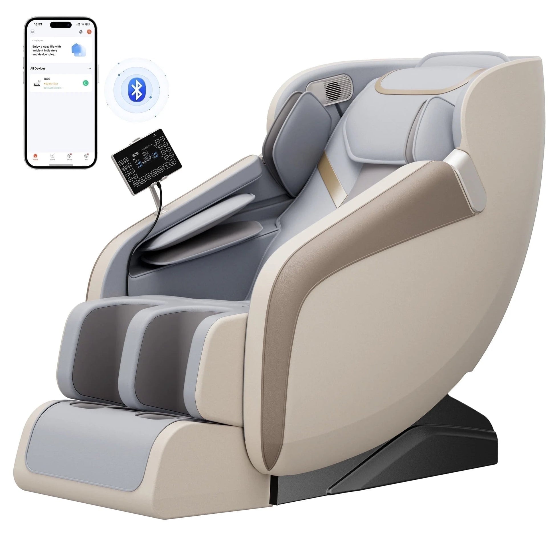 Zero Gravity Full Body Massage Chair with Heat and Bluetooth - SP!NECK™