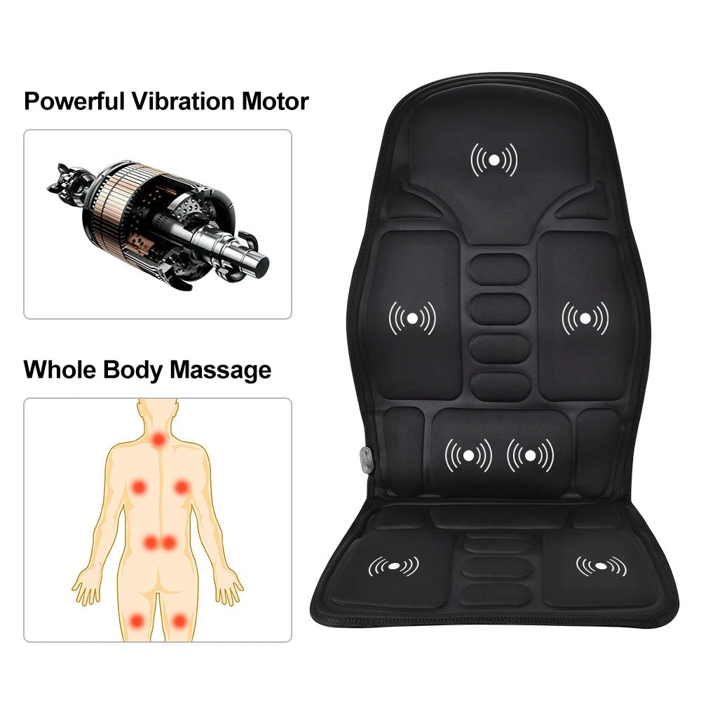 Portable Electric Massage Chair Mat with Heat and Vibration - SP!NECK™