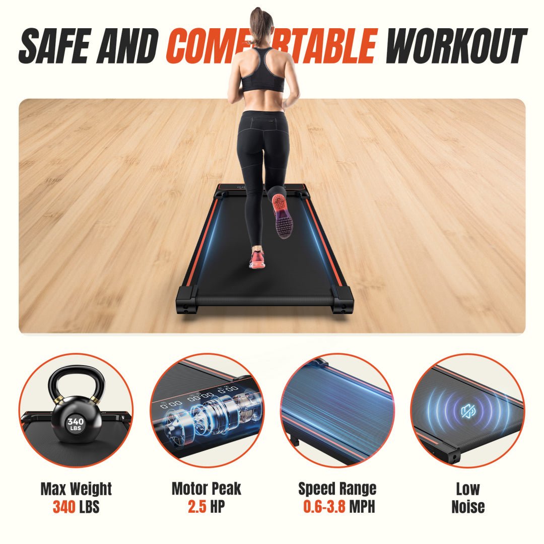 Compact Walking Pad Treadmill — Stay Active - SP!NECK™