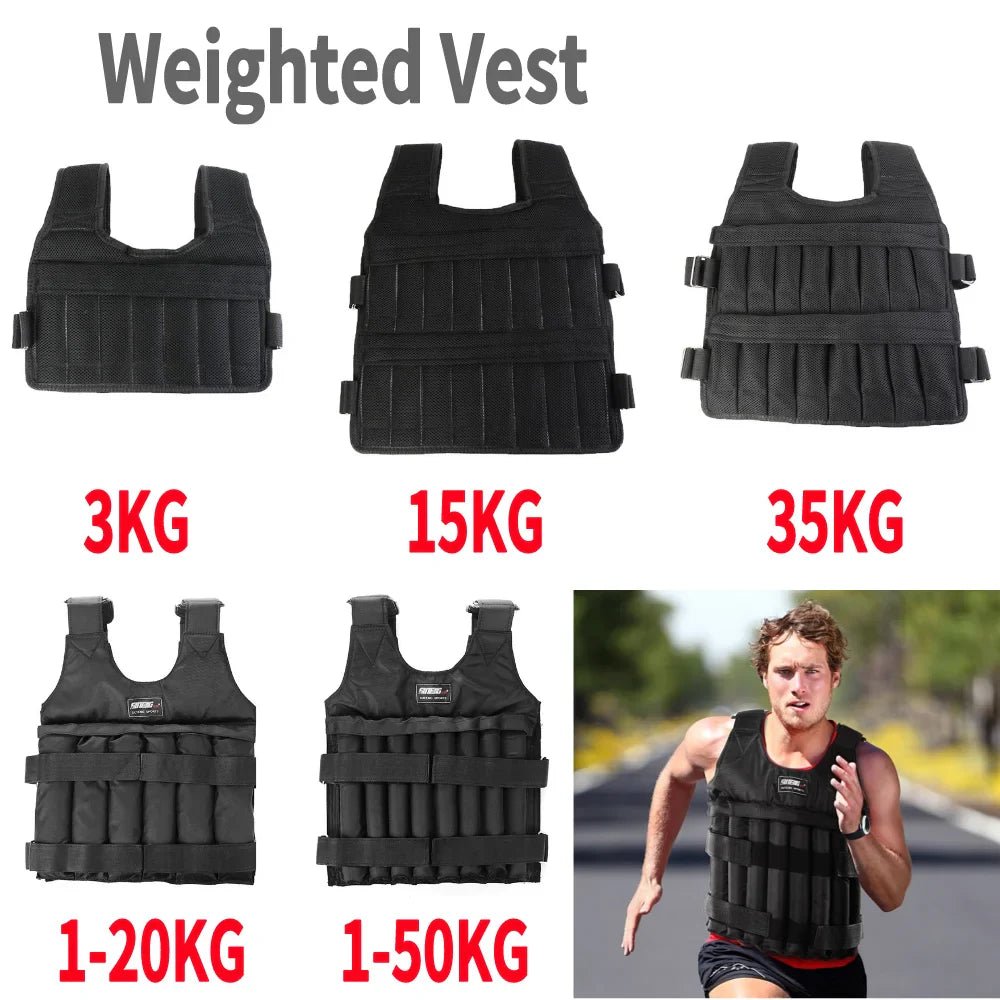 Adjustable Weight Vest - 3kg to 35kg Training Suit - SP!NECK™