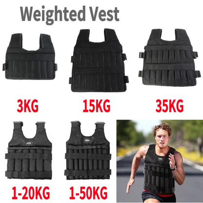 Adjustable Weight Vest - 3kg to 35kg Training Suit - SP!NECK™