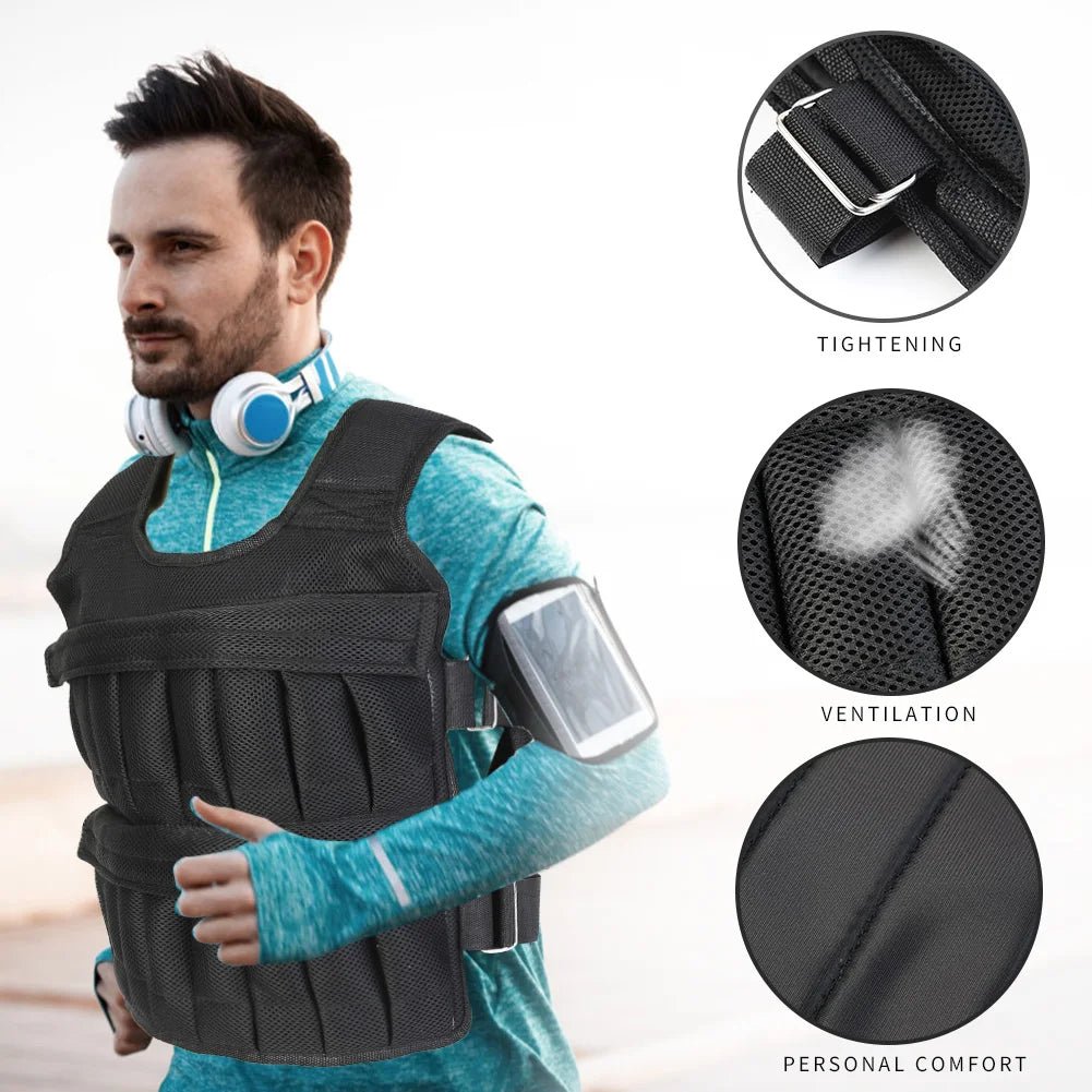 Adjustable Weight Vest - 3kg to 35kg Training Suit - SP!NECK™
