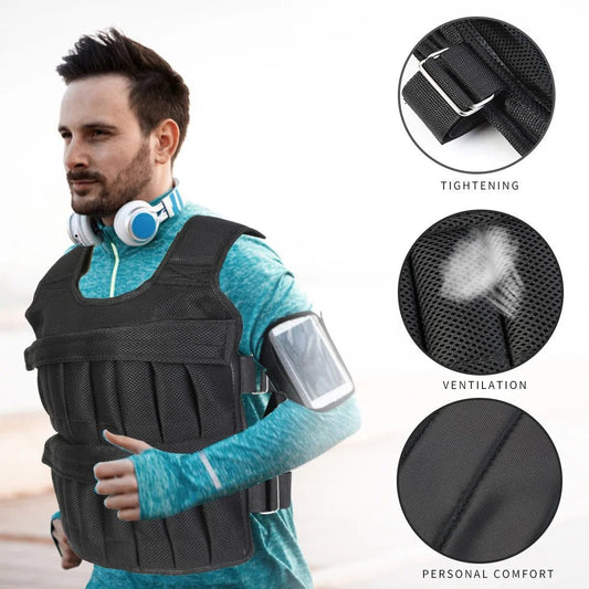 Adjustable Weight Vest - 3kg to 35kg Training Suit - SP!NECK™