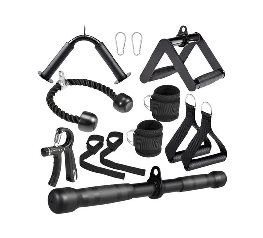 10 - In - 1 Cable Machine Attachments Set Gym - SP!NECK™