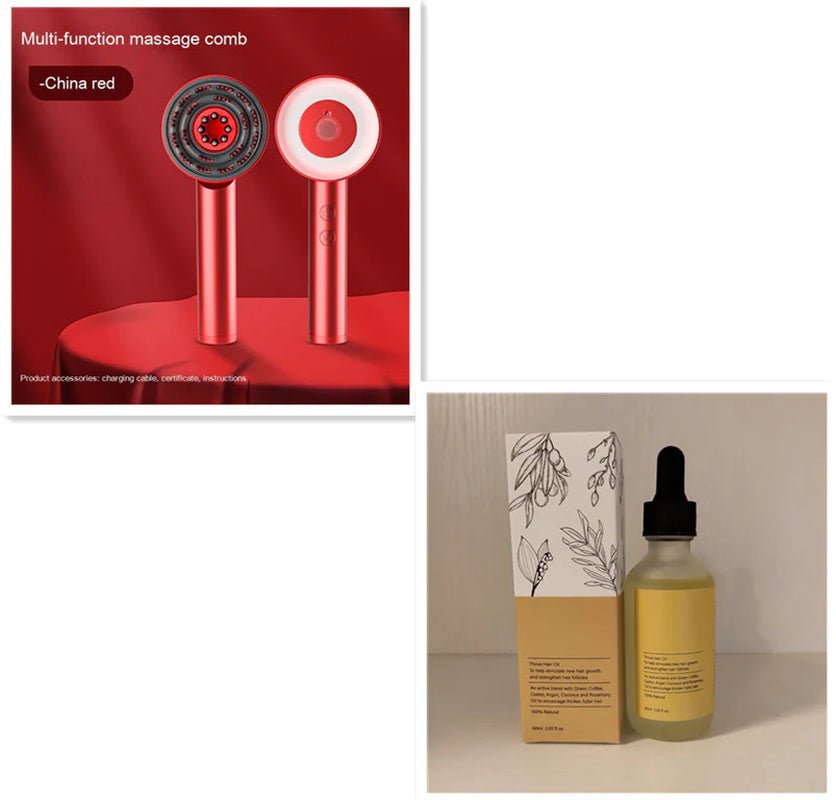 Fluffy Comb Scalp Massager Infrared Hair Care and Beauty - SP!NECK™