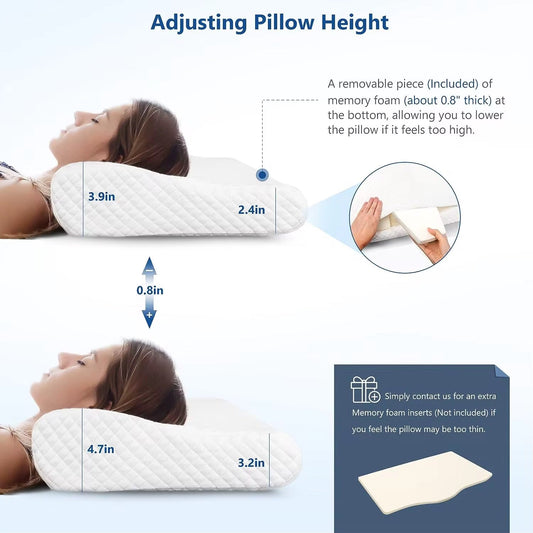 Orthopedic Memory Pillow for Neck Pain and Better Sleep - SP!NECK™