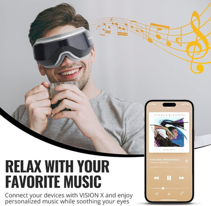 Eye Massager with Heat - Vision X Heated Mask for Migraine Relief - SP!NECK™